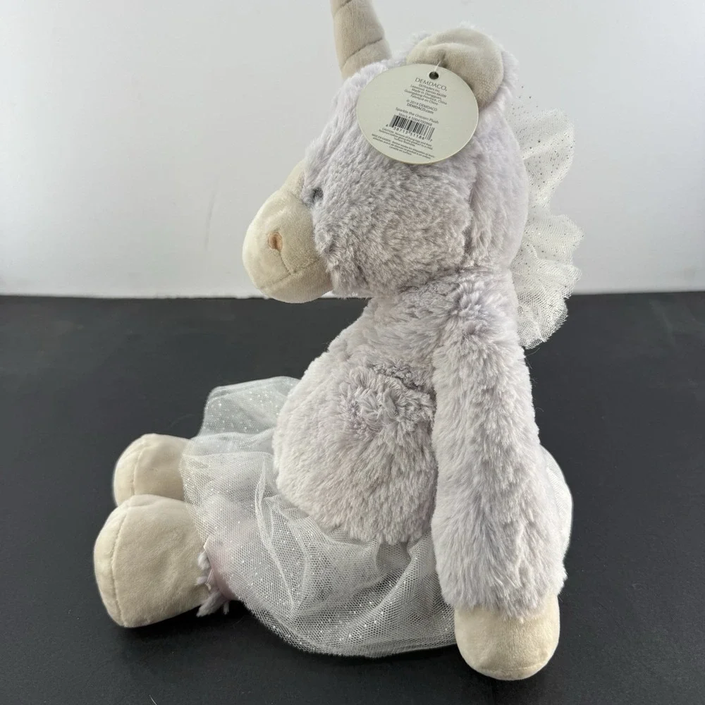 Demdaco Baby Sparkle the Unicorn Plush 14